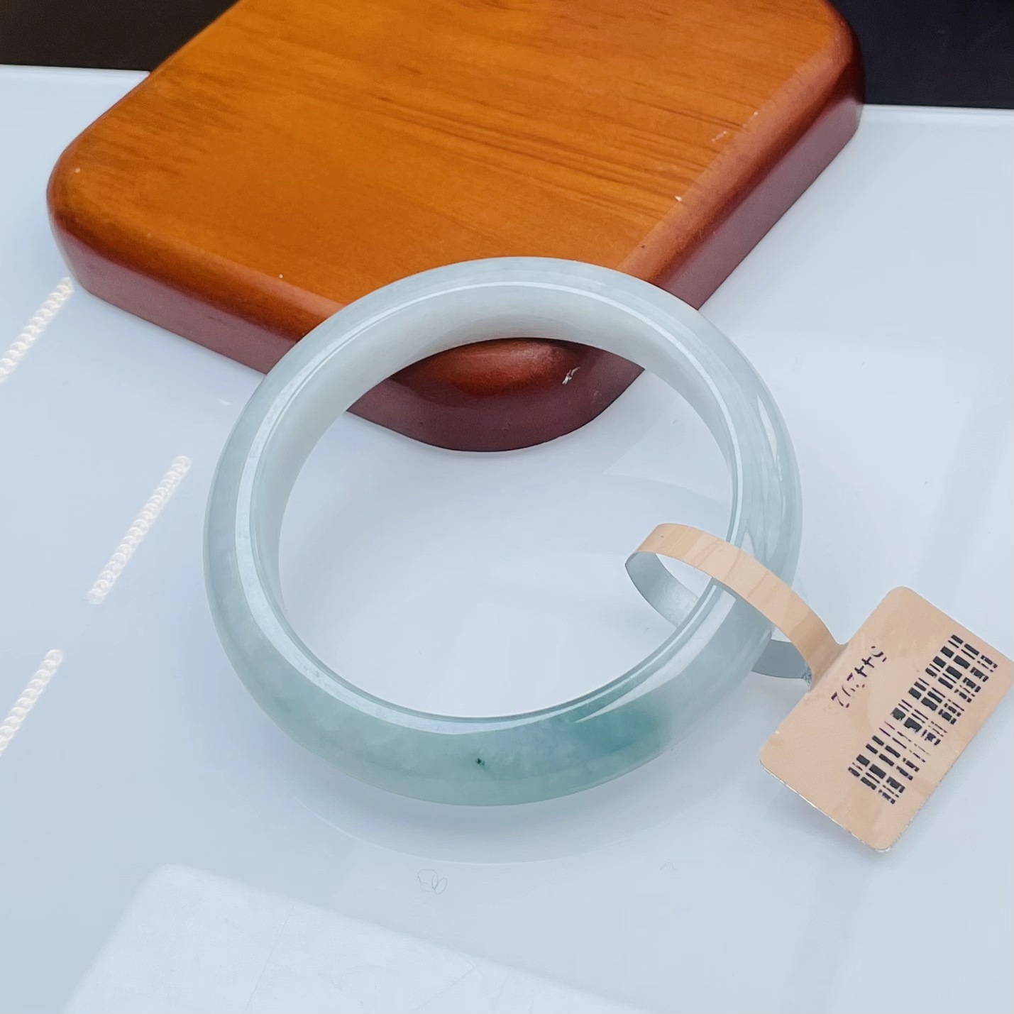  【秋姐翡翠】天然A货翡翠手镯57圈&Q3-5