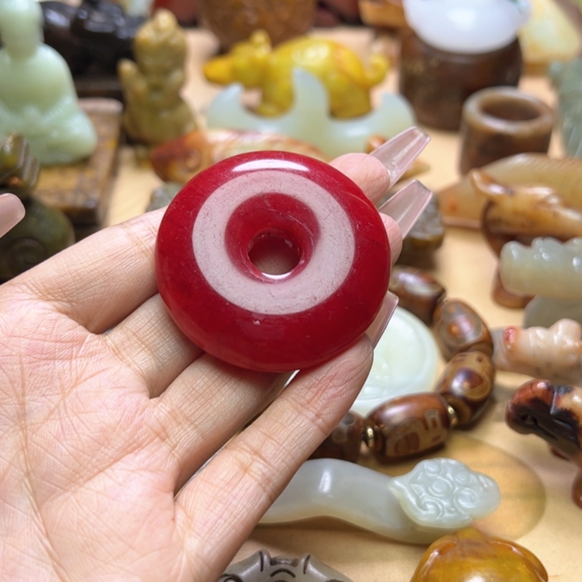 【闪购商品】蛇纹石玉颈饰未镶嵌
