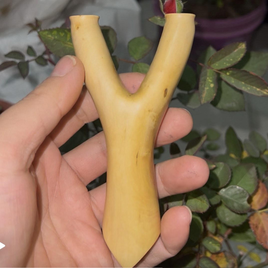 黄杨木手工弹弓，优质材质打造，6215尺寸，手感舒适