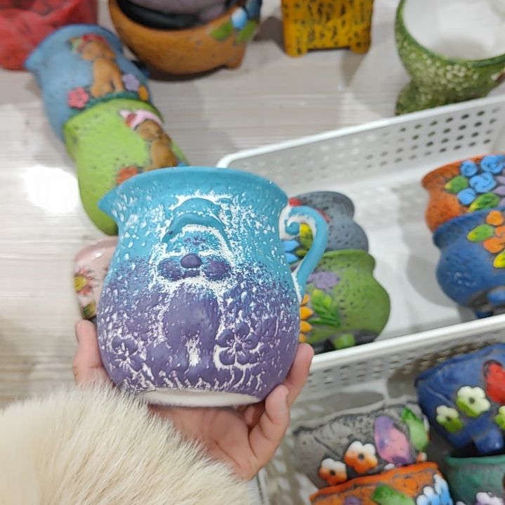 红陶吸水透气的白陶花盆凑满12发货