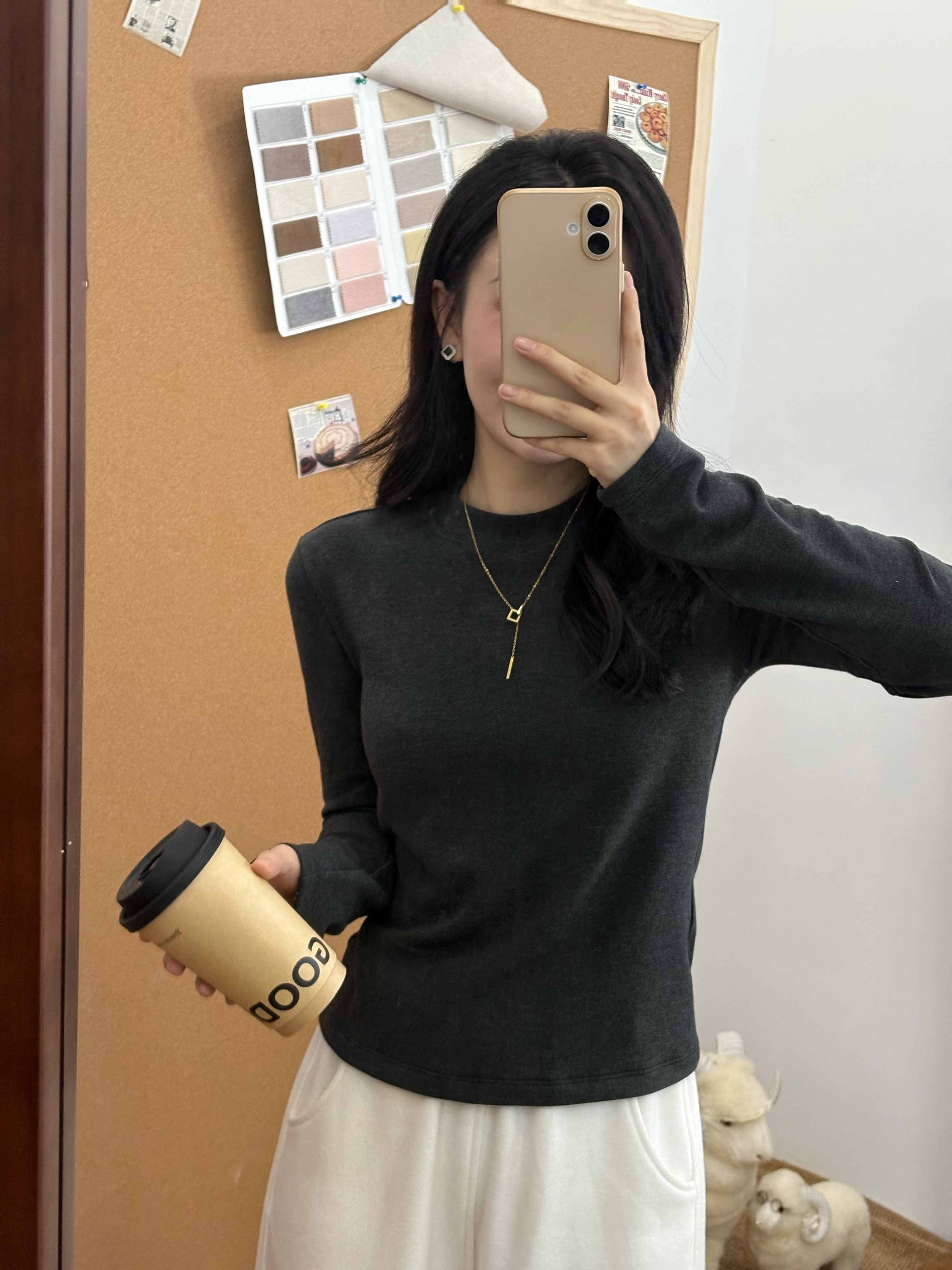 Small 小小【运费补糯米糍2D417】 秋冬新款休闲百搭小个子女纯色