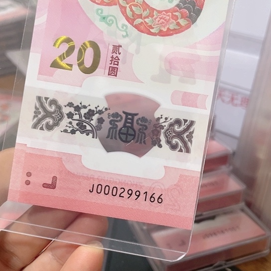 塑料2025年蛇年纪念钞靓号