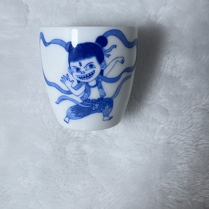 桂***蔡景德镇陶瓷手工手绘青花