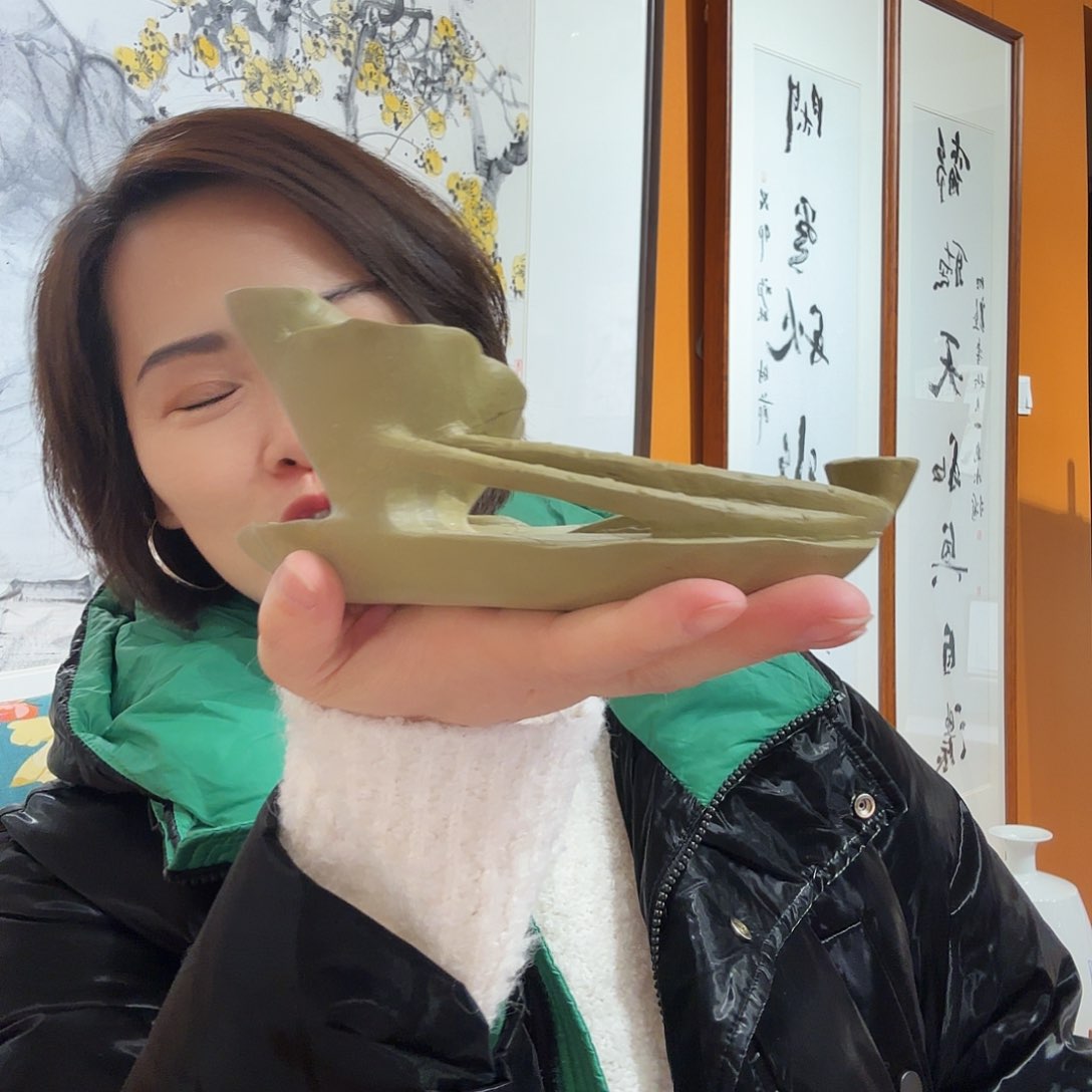 人***戏貔貅作品大件