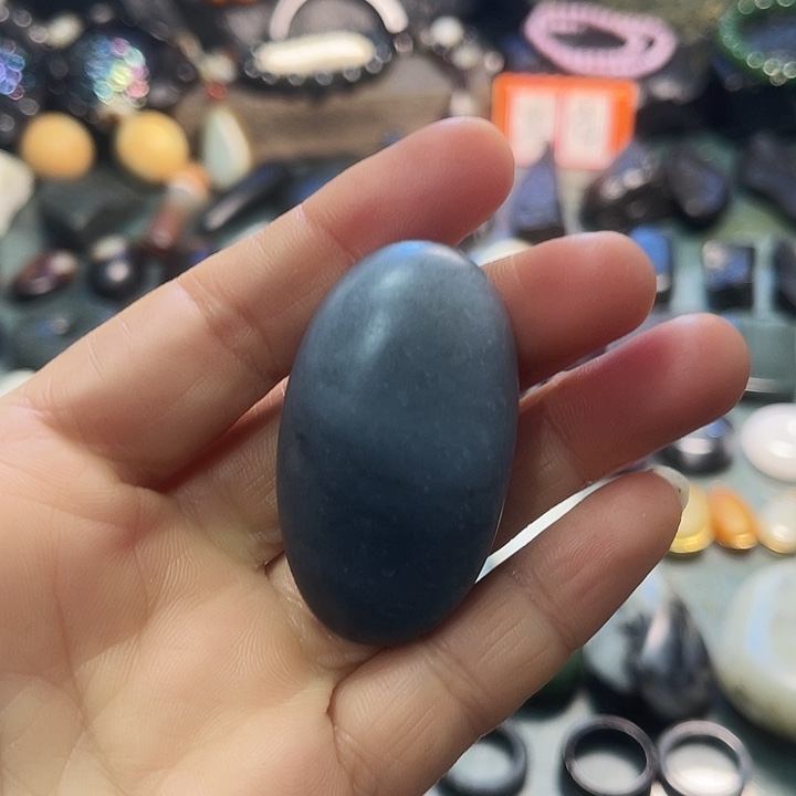 玉青花5厘米手把一个