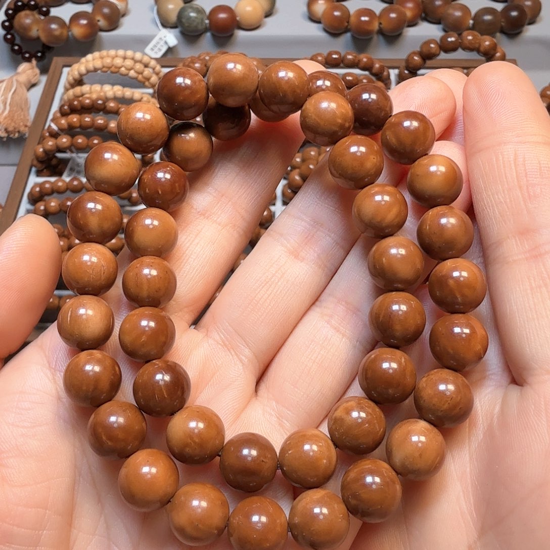 库克手串库克菩提1.0圆珠双圈