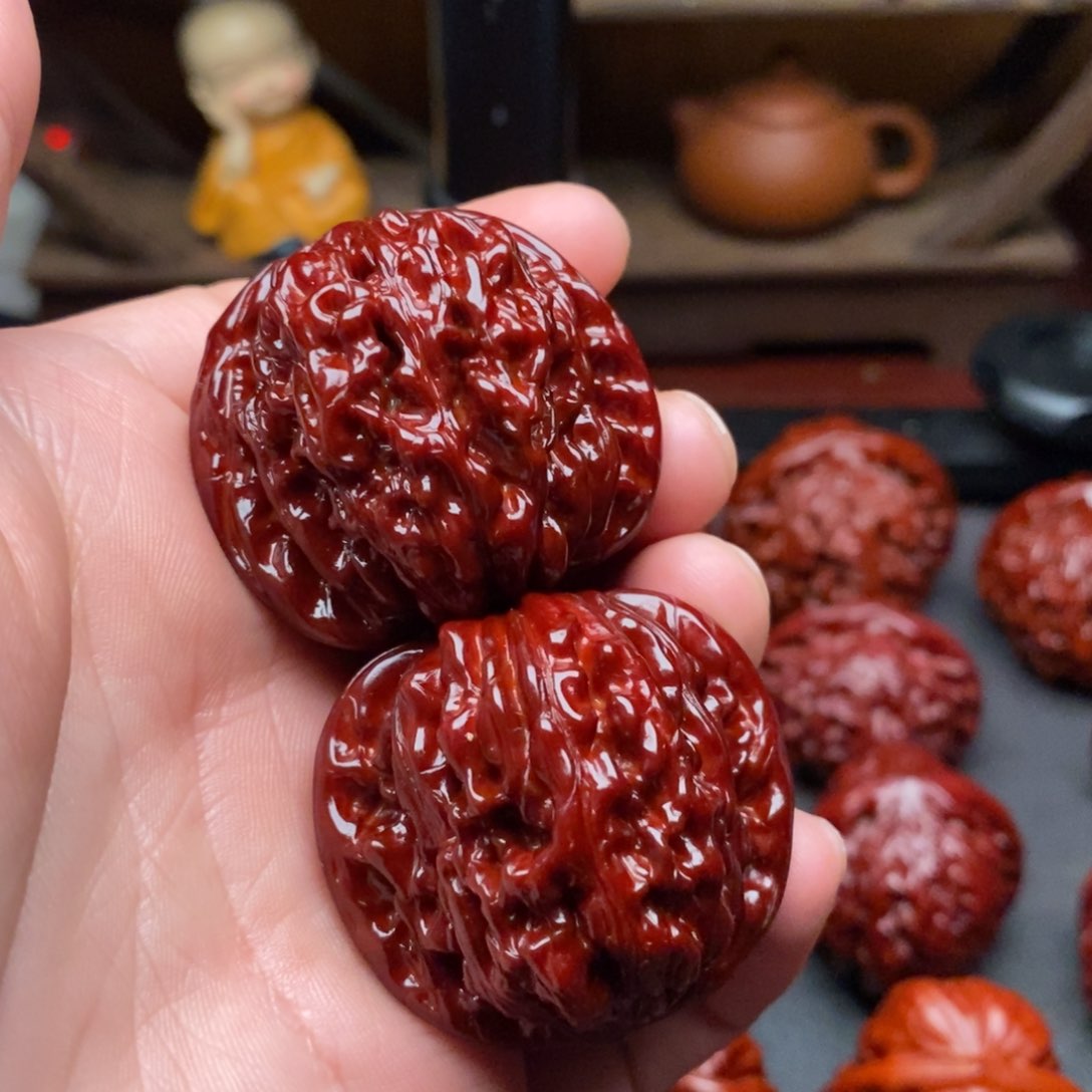 吊坠文玩核桃39四座楼