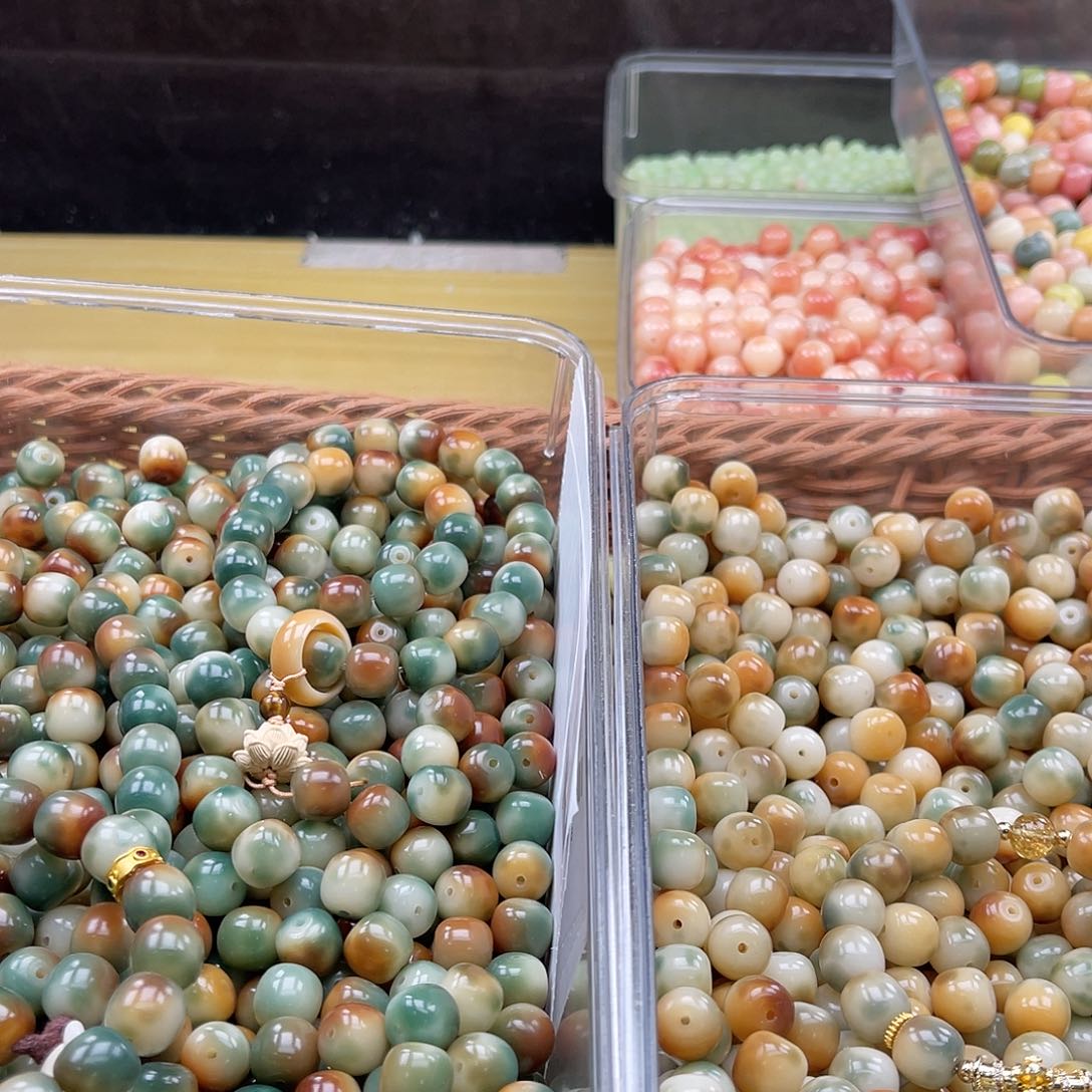 白玉菩提吊坠c12mm/100+20颗