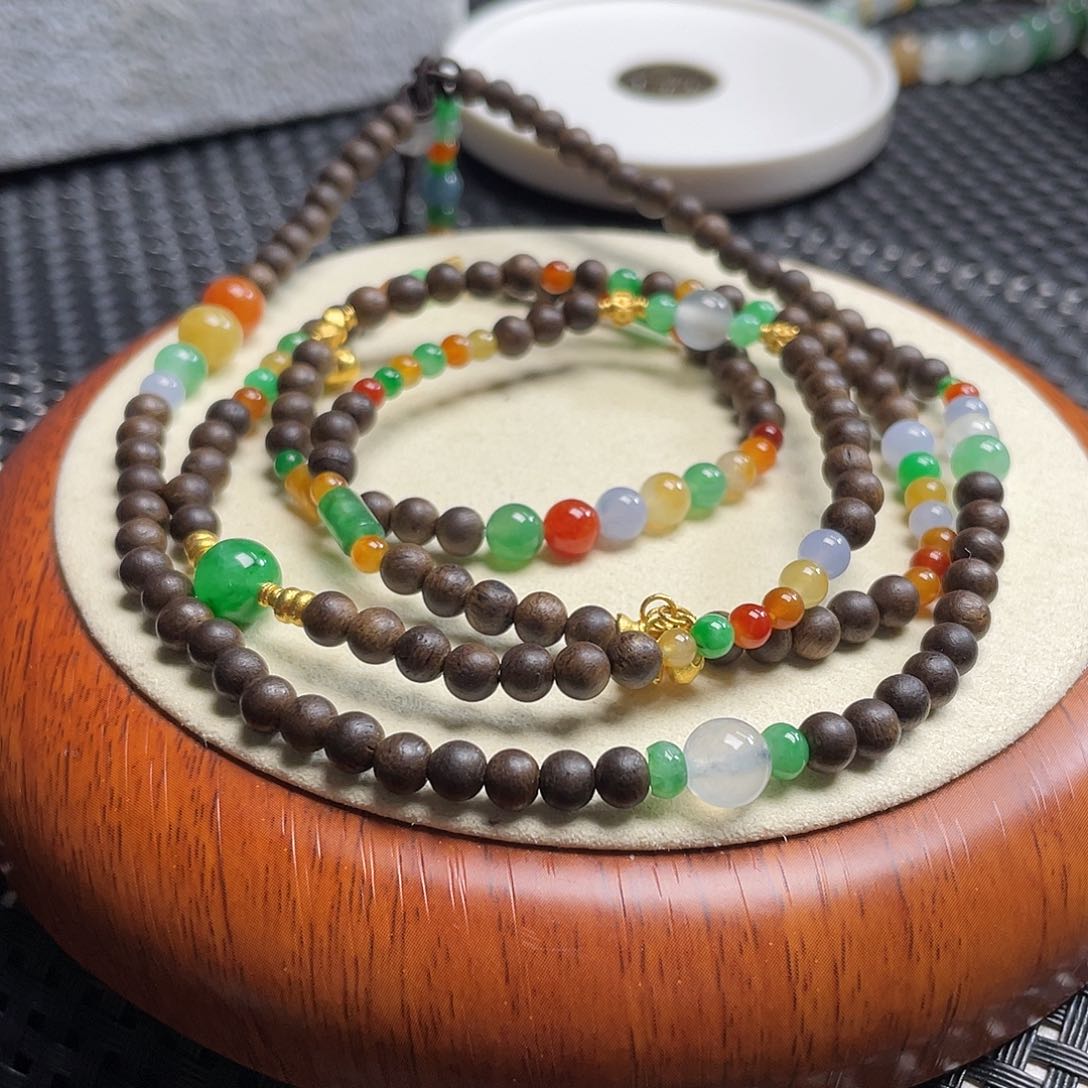 翡翠手链未镶嵌卡6.9 3.5