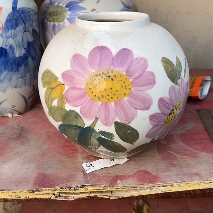微瑕景德镇手工陶瓷花瓶