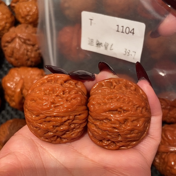 吊坠文玩核桃泥鳅背38