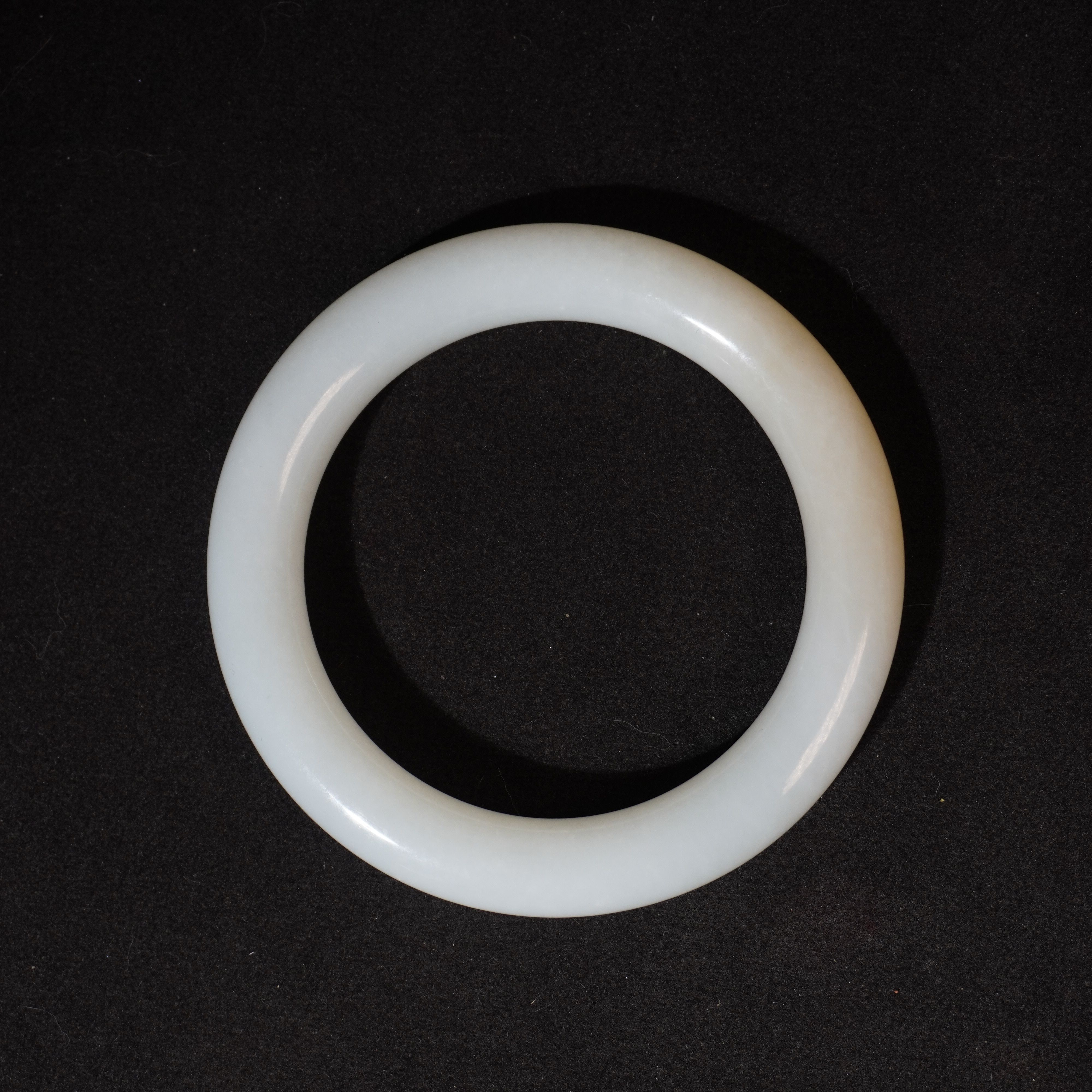 72G364 清 和田玉手镯 