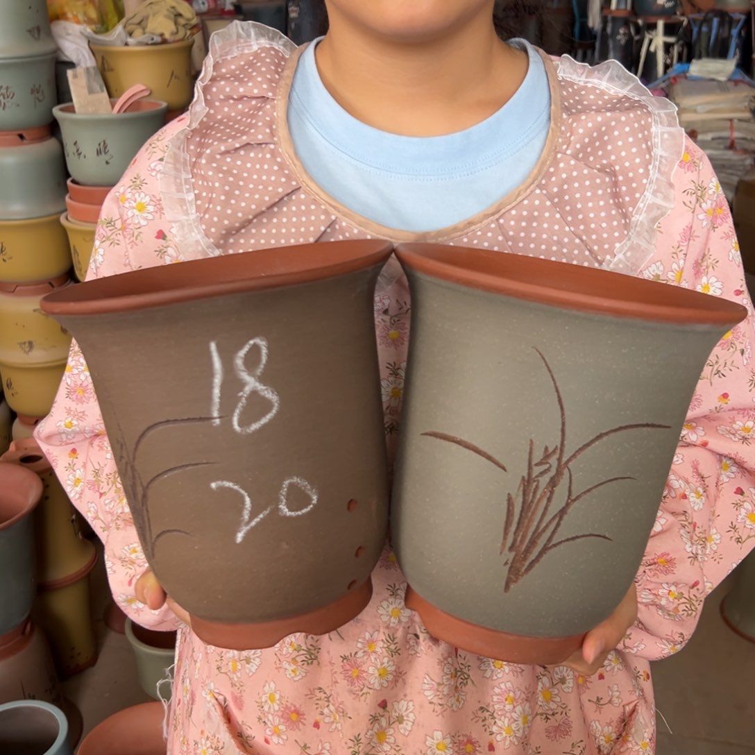 宜兴川阁紫砂花盆