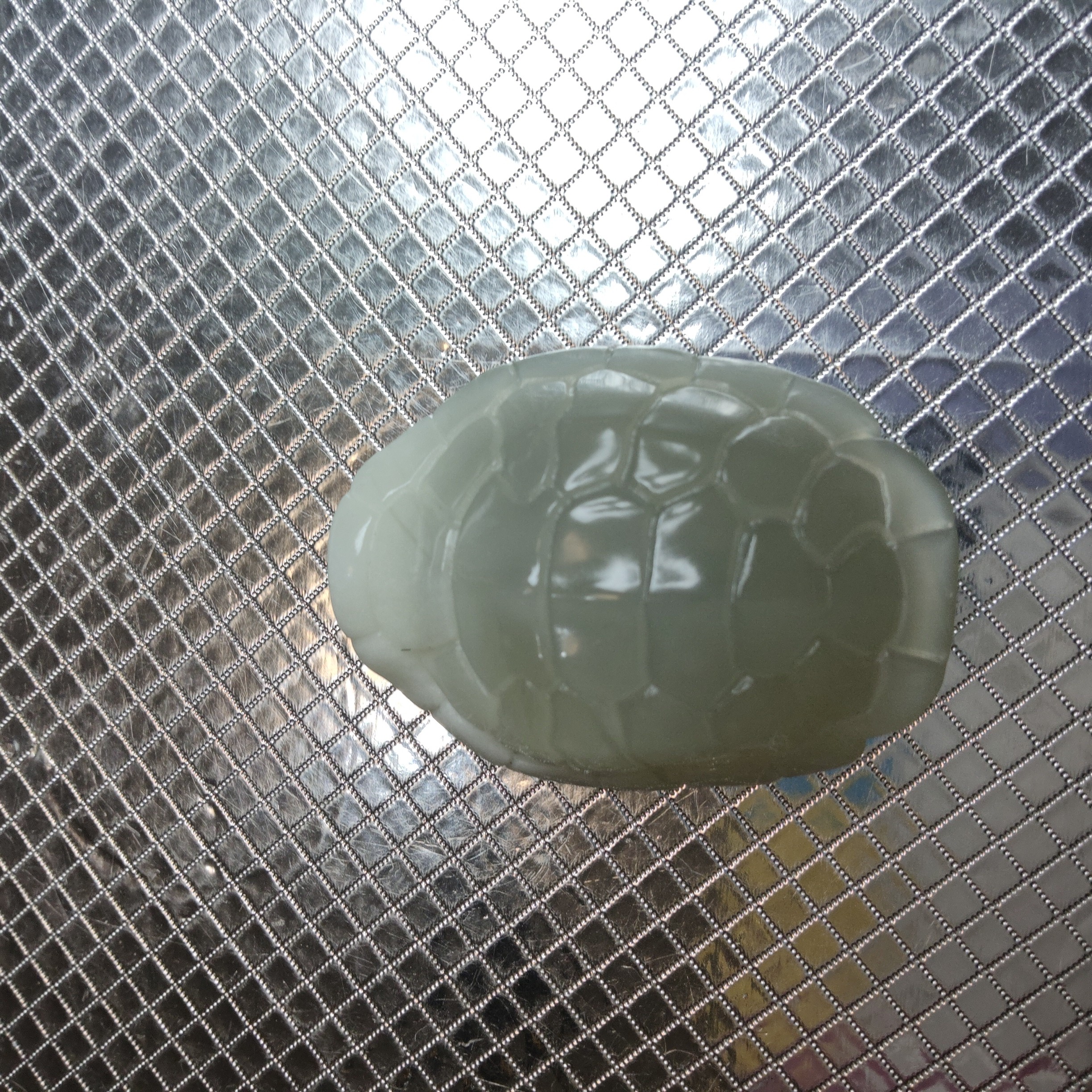 岫玉冰玉甲鱼手把件