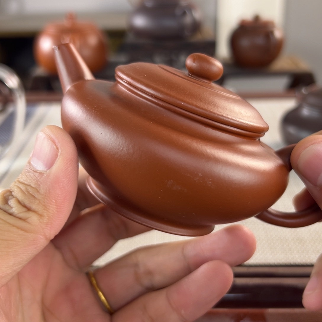 紫砂原矿紫砂 微瑕茶壶