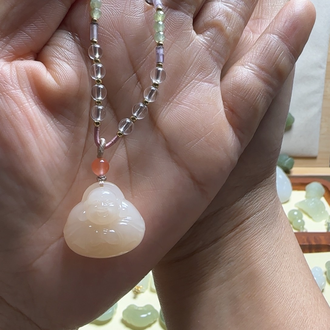 和田玉颈饰未镶嵌D**u