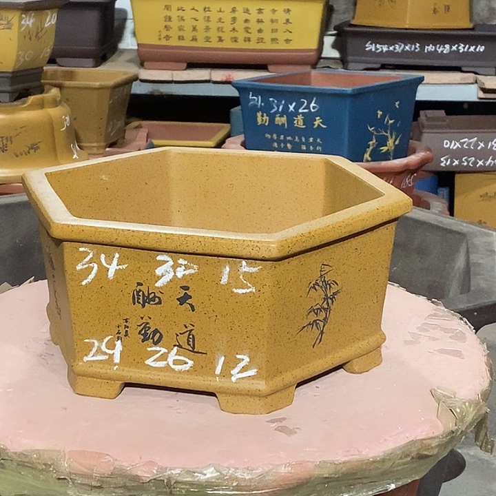 宜兴紫砂花盆花盆