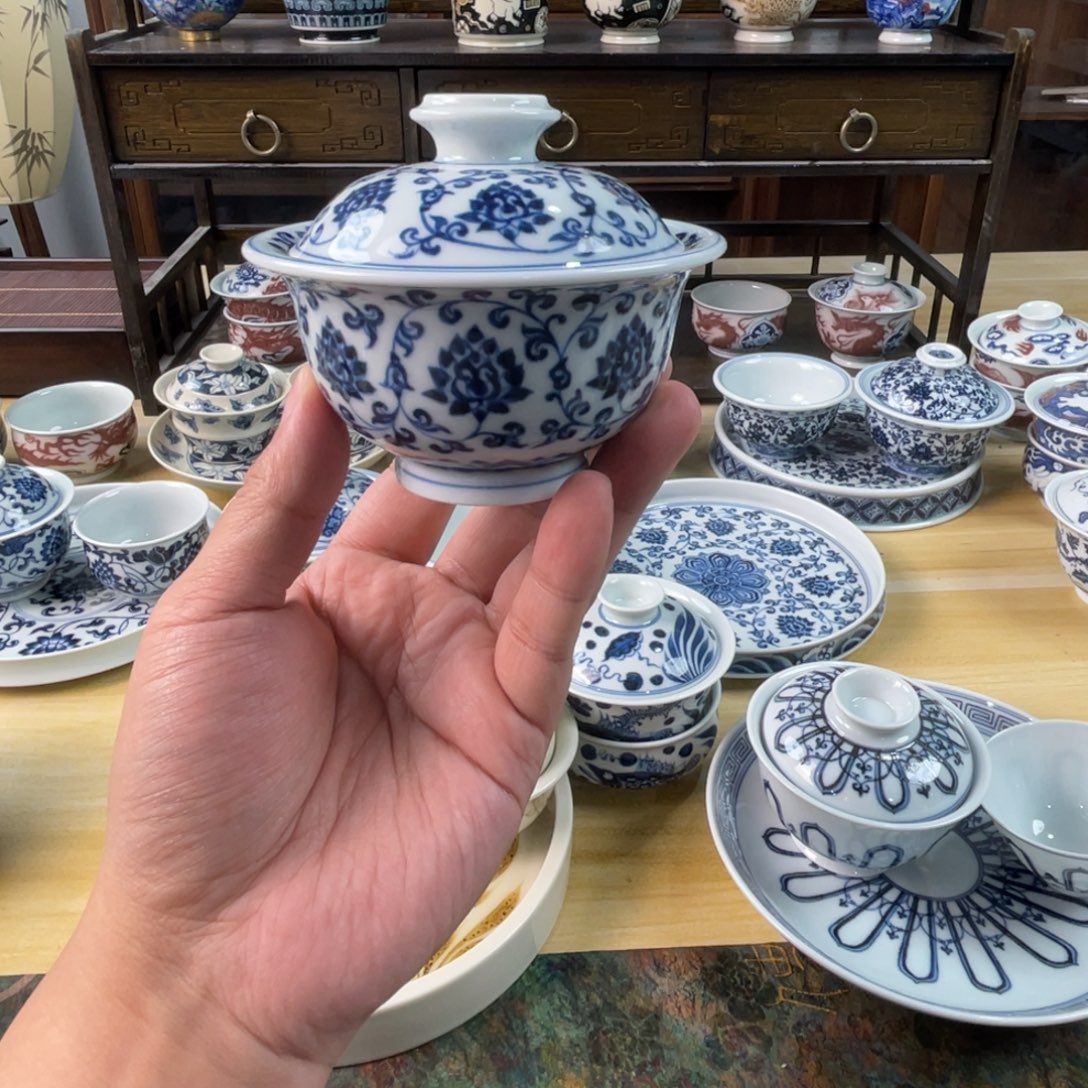 茶***在景德镇手工手绘茶具