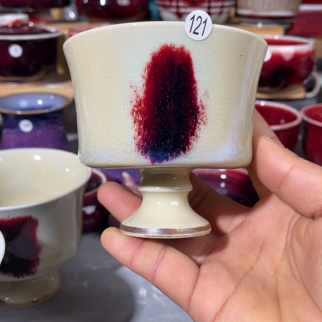 瓷片纯手工制作……微微瑕