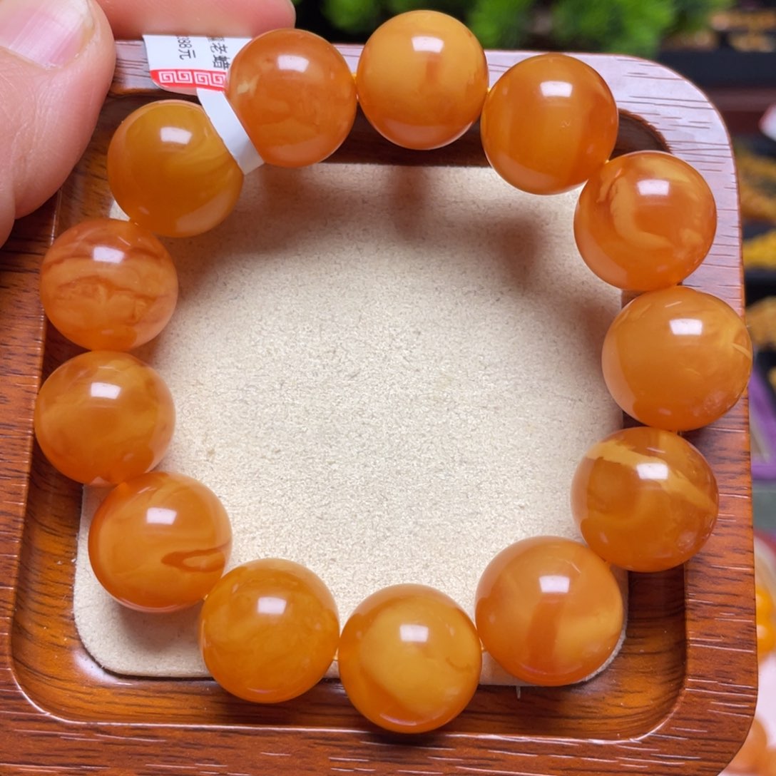 蜜蜡手链未镶嵌手串