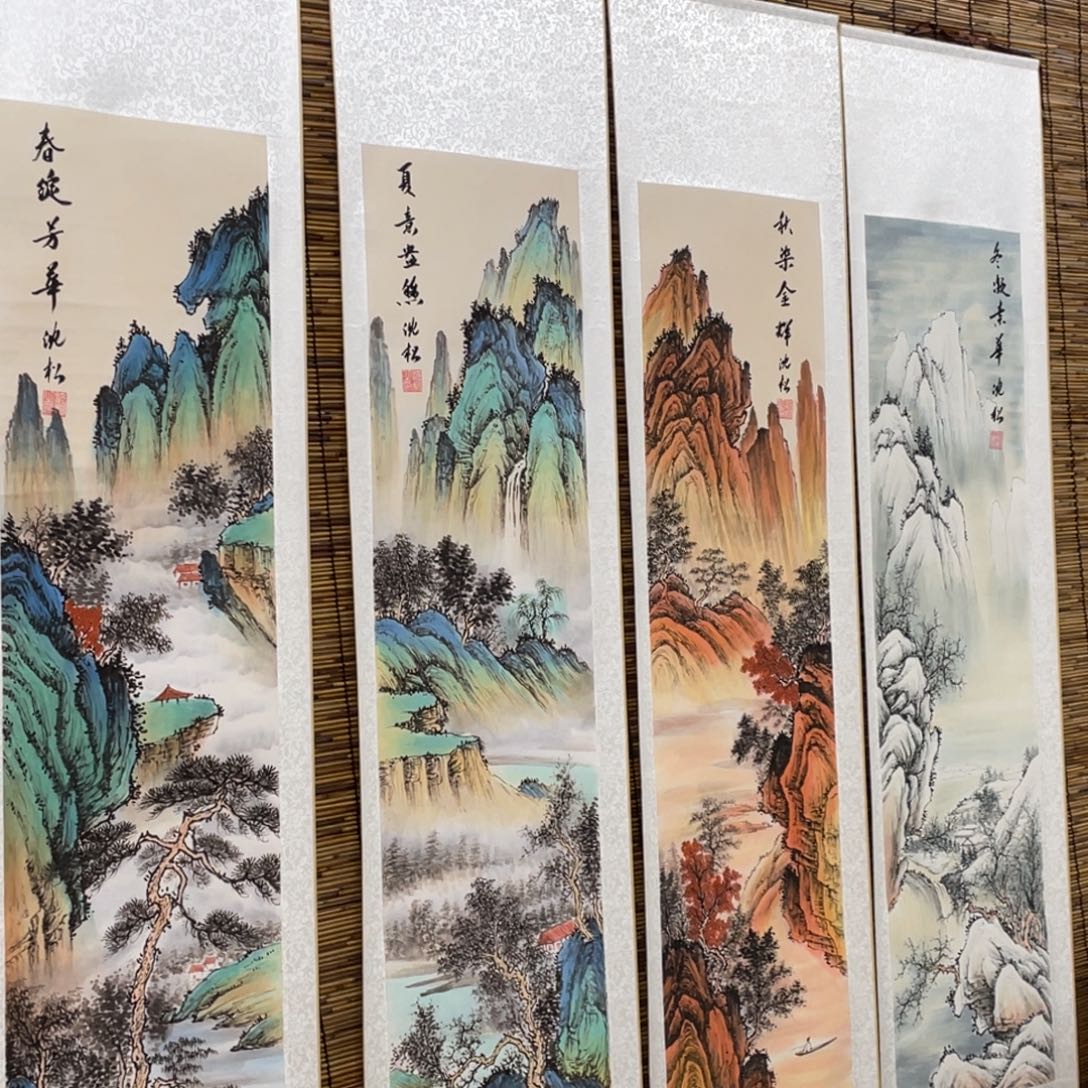 国画老师亲笔手绘作品y