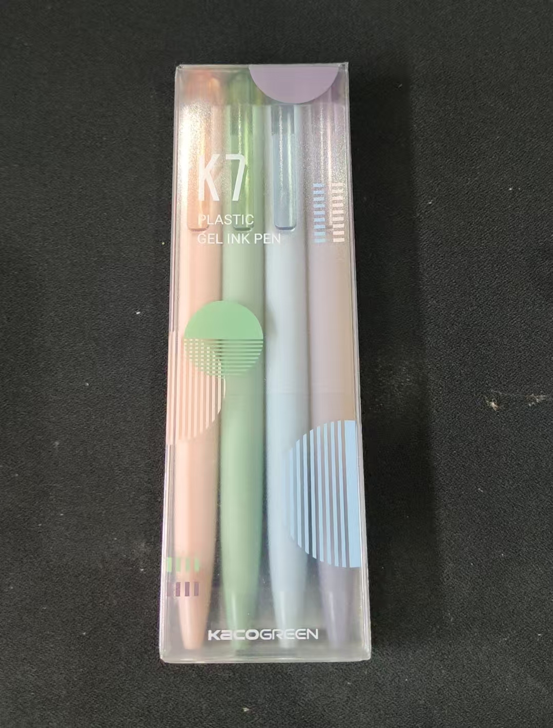kaco北欧风情0.5黑色中性笔-2盒