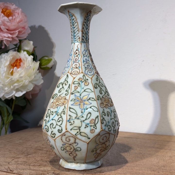 秦***飞陶摆件青花瓷器摆件现代工艺品