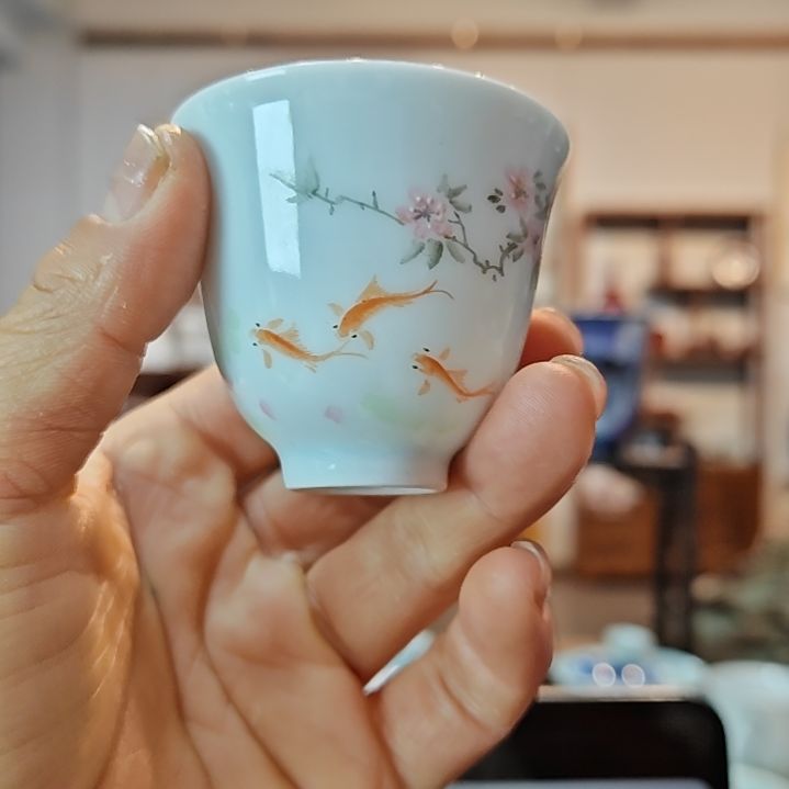 南*景德镇手工手绘主人杯