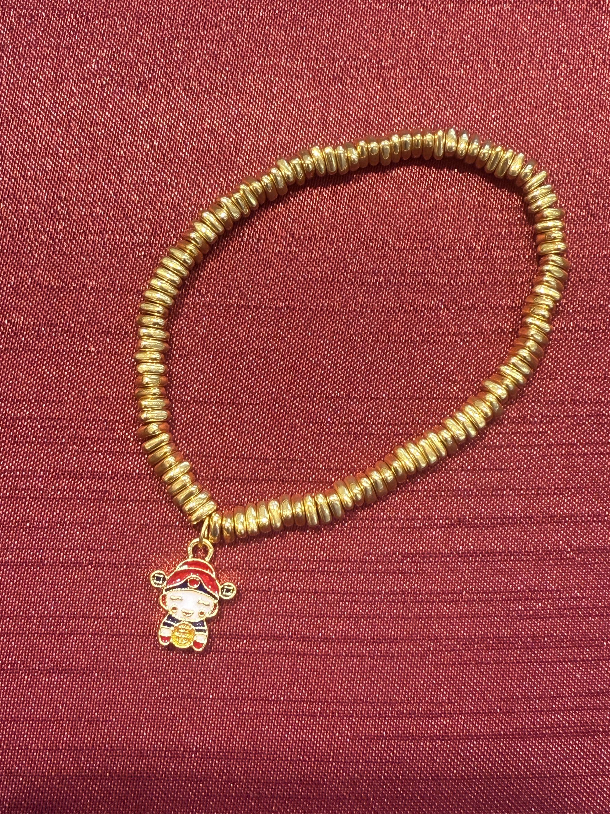 足金999卡4三角小财神3.49