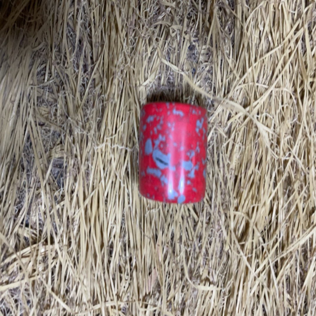 （闪购链接）——红灰斑点扳指——（特色手工艺木）