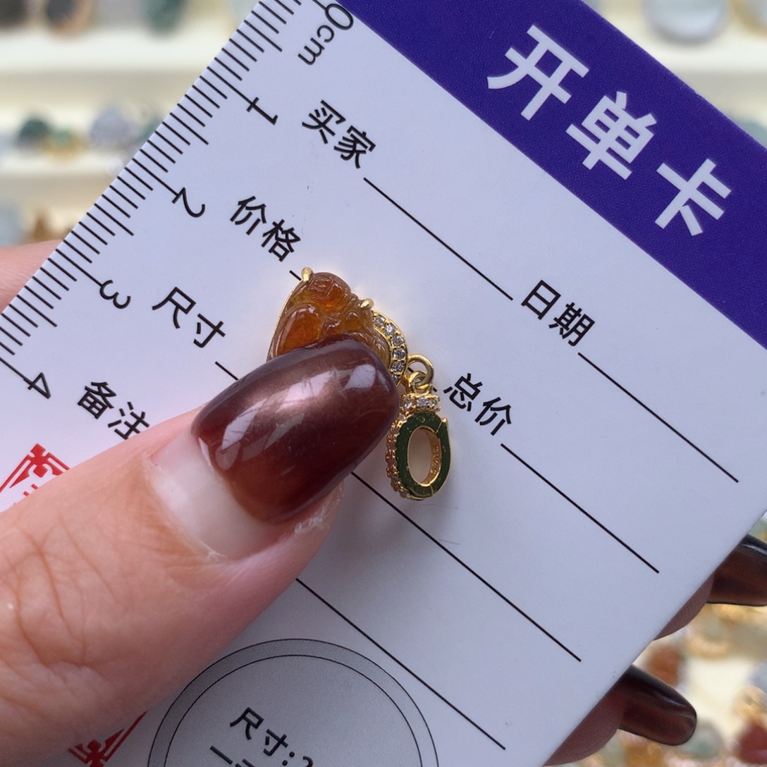 阿***鹞翡翠银S925镶嵌颈饰