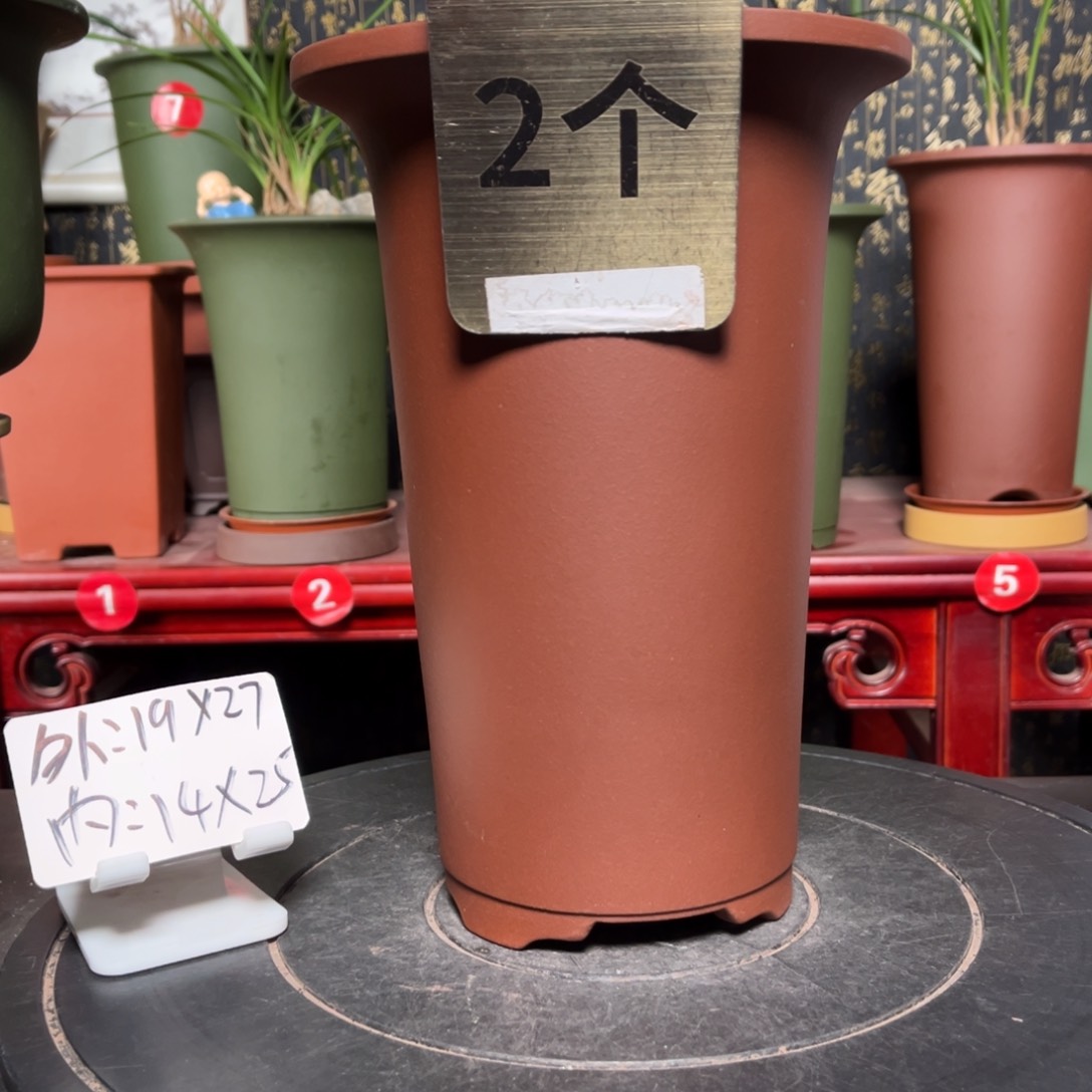 紫砂花盆紫砂花盆