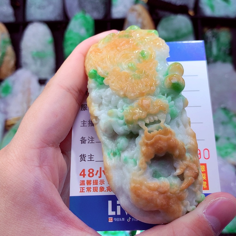【闪购商品】翡翠颈饰未镶嵌挂件