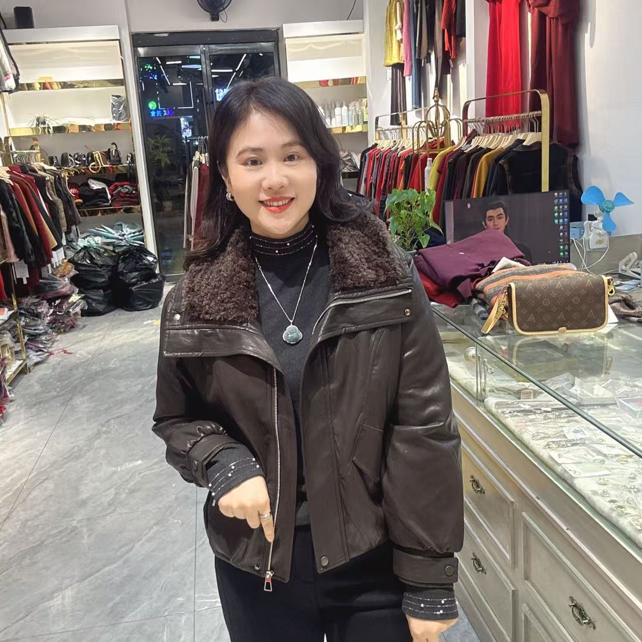 1-8211加绒外套55长