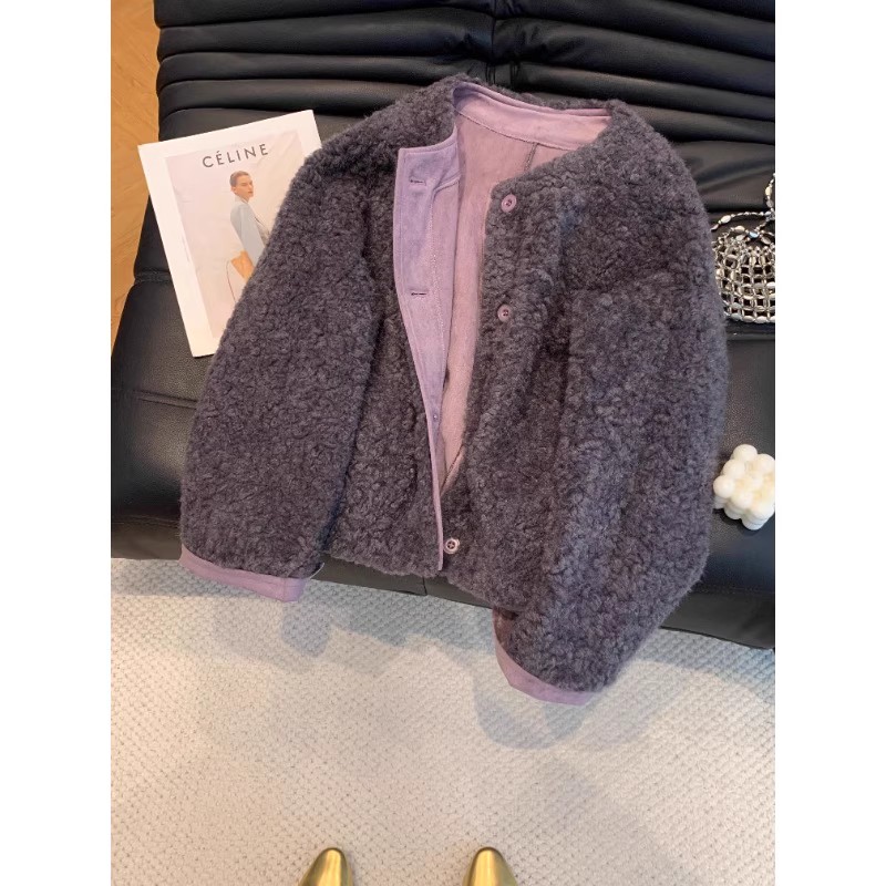 韩系气质外套女2025冬季高级感复古显瘦新款百搭休闲减龄保暖上衣