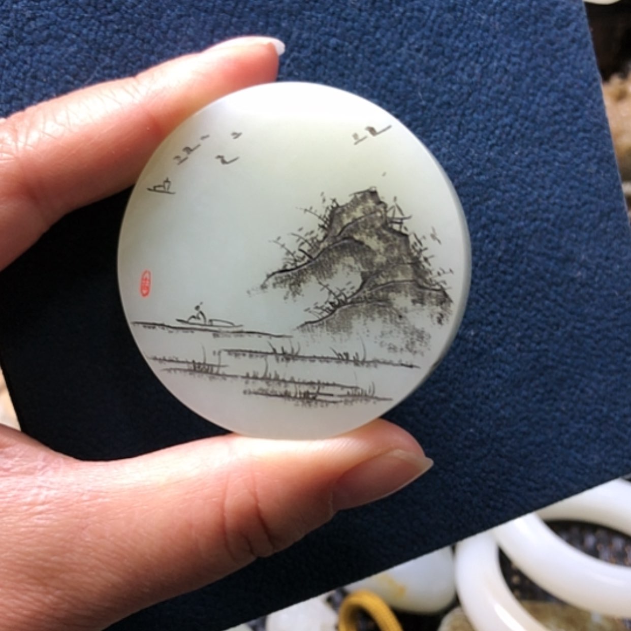 【闪购商品】和田玉颈饰未镶嵌鼎****1