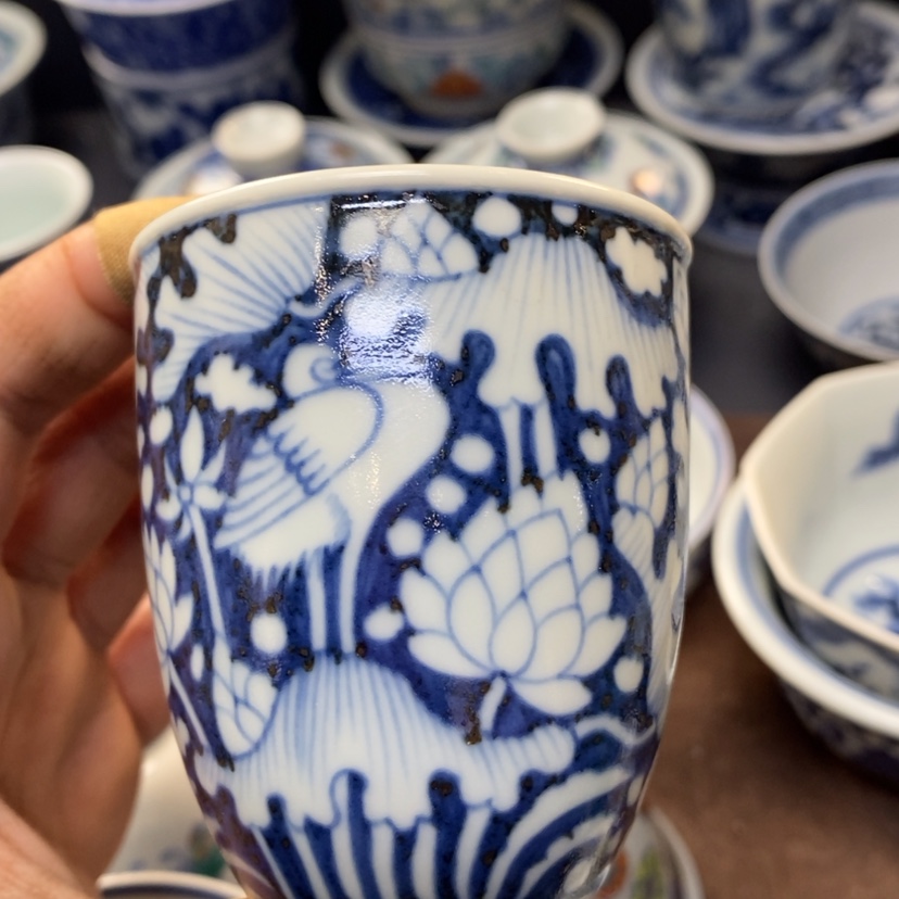 【闪购商品】景德镇青花主人杯