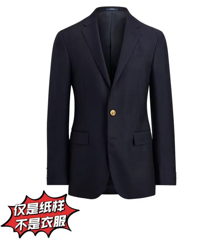 【劳家西装男装纸样】    1173     经典款Polo 西装外套