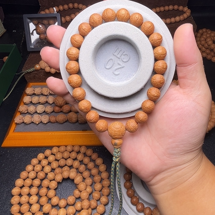 凤眼菩提手串11.5mm铁籽红油皮