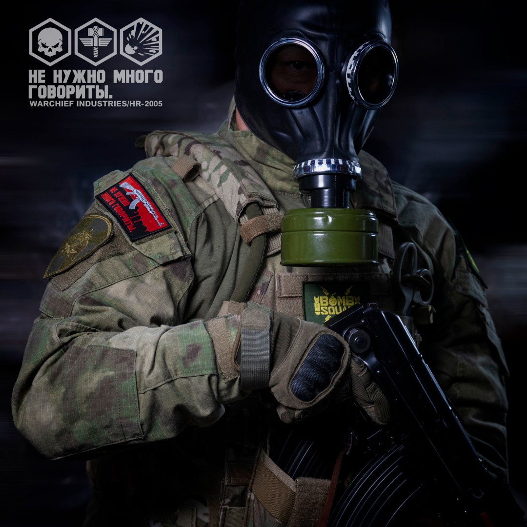 WARCHIEF酋长新款真理在手无需多言魔术贴户外运动衣服战术臂章