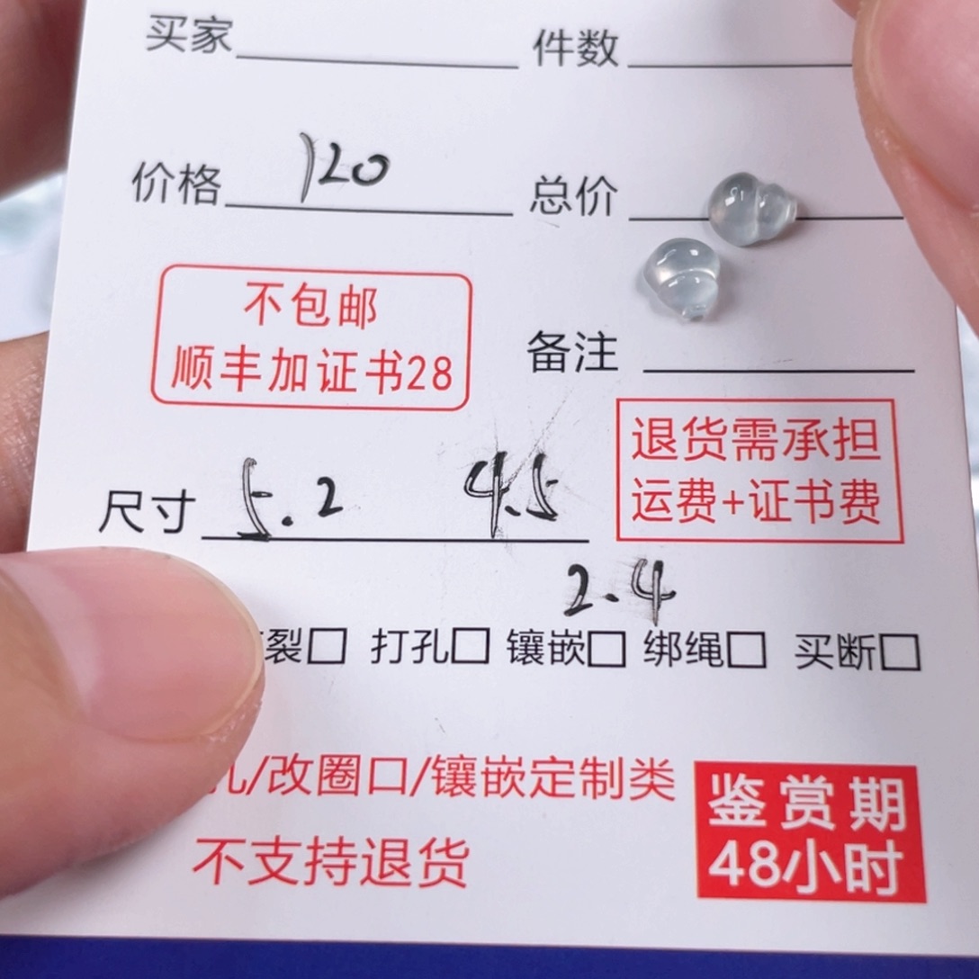颈饰未镶嵌翡翠缅甸A货翡翠