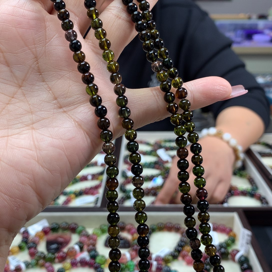 碧玺手链未镶嵌多样性发其一条5➕