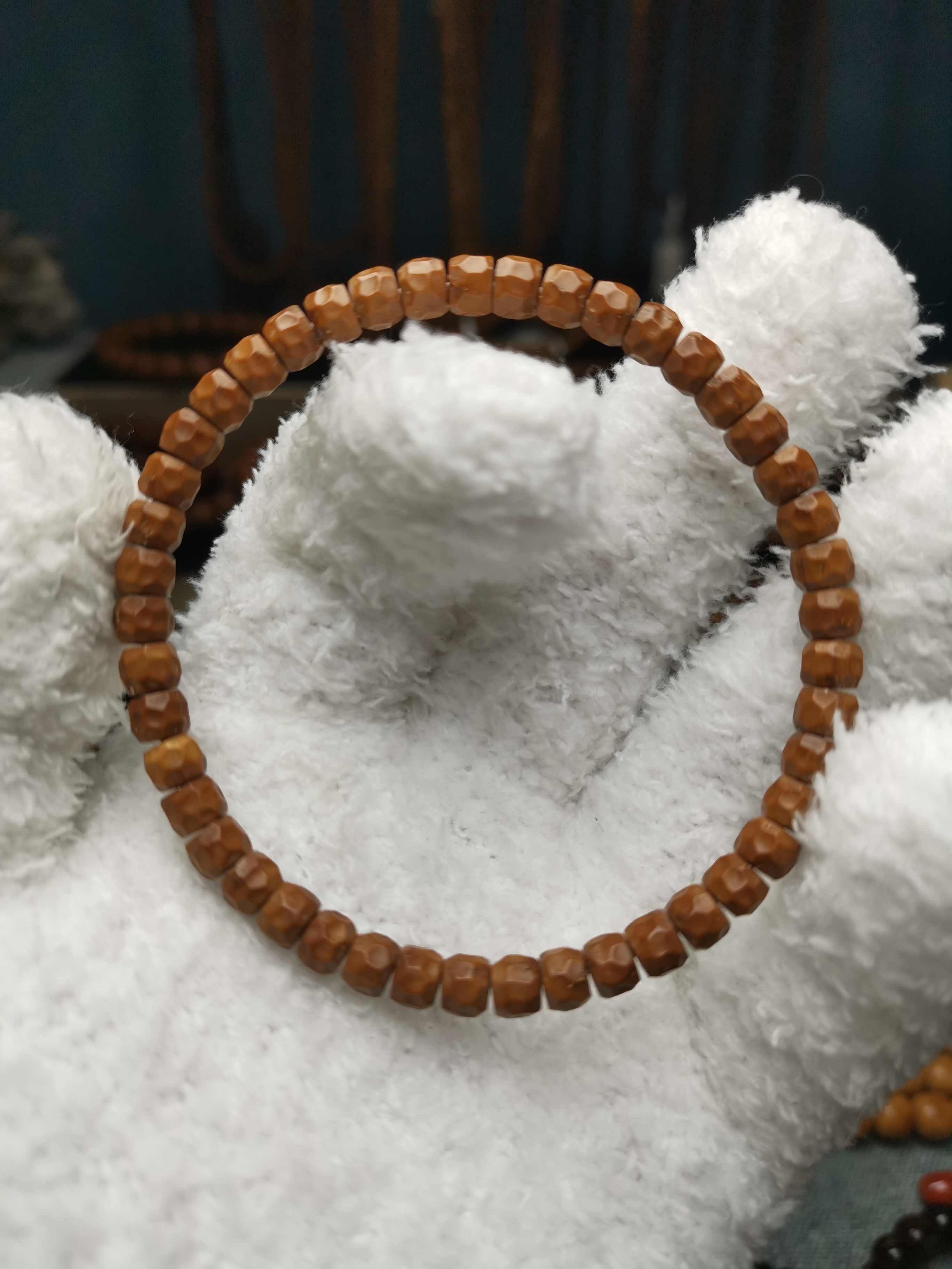 紫金鼠6*4.7无相单圈手串，纯肉 原生态