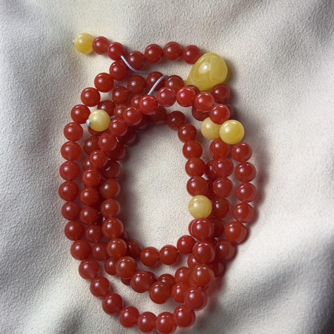 南红玛瑙手串未镶嵌多**让