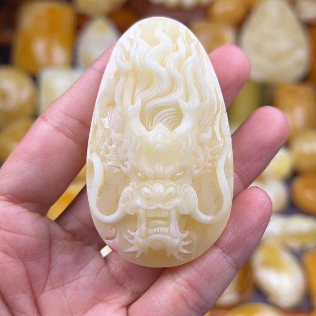 琥珀颈饰未镶嵌纯天然琥珀蜜蜡无优化