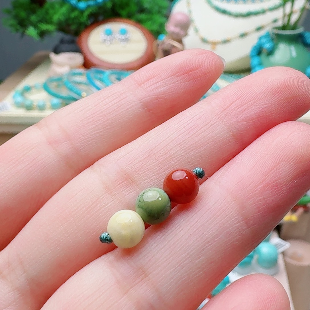 南红玛瑙未镶嵌红绿灯6