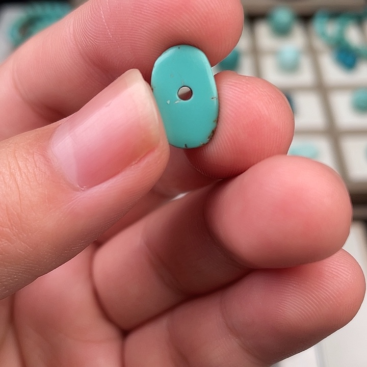 绿松石未镶嵌吊坠