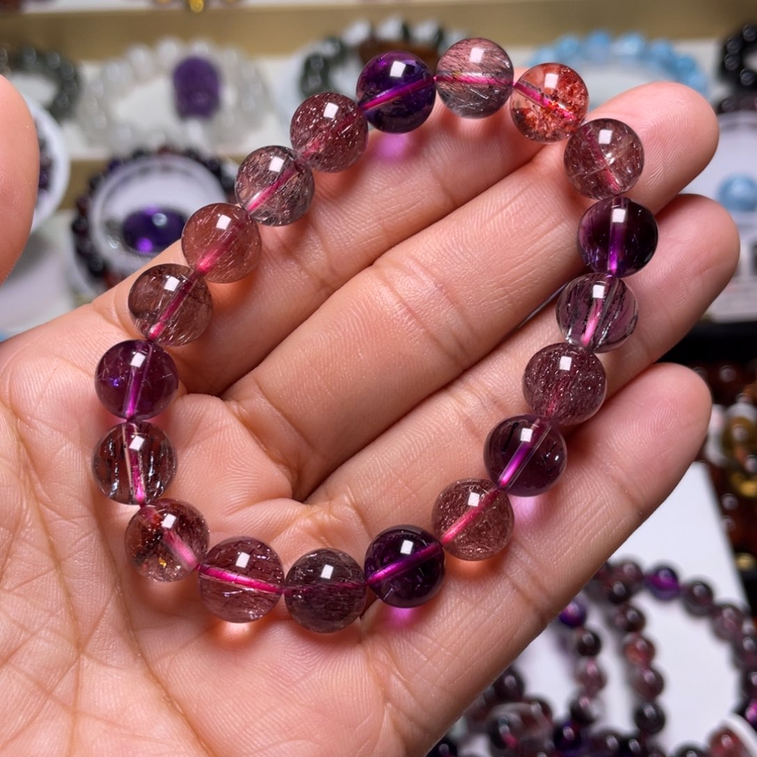 水晶手链未镶嵌超七