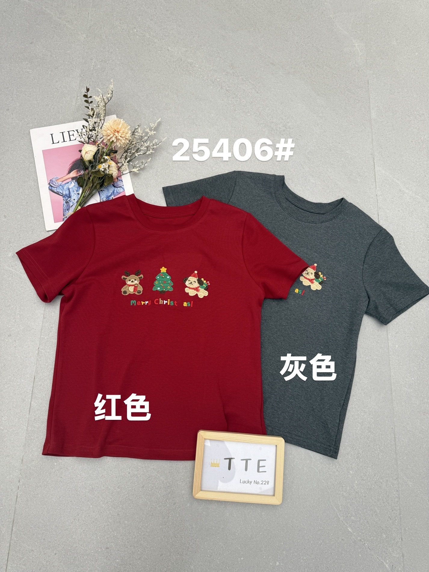 【TTE严选】2025冬装25406卡通动漫高品质短袖T恤（1217-10）