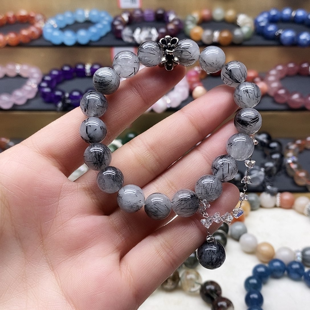 水晶手链未镶嵌黑发晶